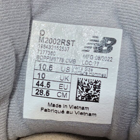 New Balance 2002R Steel Orca Grey M2002RST Men’s Size 10.5 main image 5
